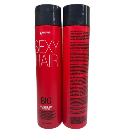 SexyHair Big Boost Up Shampoo & Conditioner 10.1 fl oz 2 Pack New