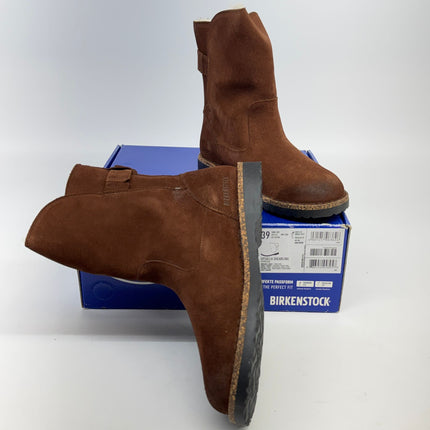 Birkenstock Uppsala Shearling Suede Boots Espresso Size 8 Women’s New
