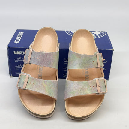 Birkenstock Arizona Sandals Iridescent Light Rose Size 6 Women’s New