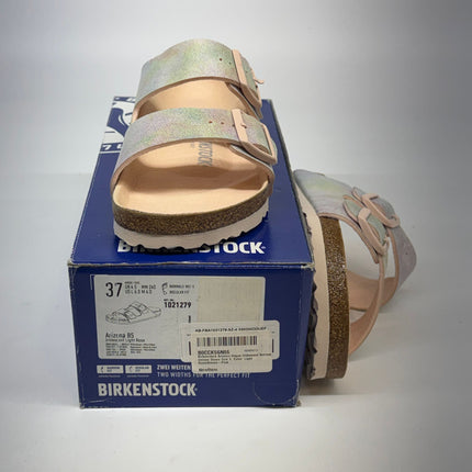 Birkenstock Arizona Sandals Iridescent Light Rose Size 6 Women’s New