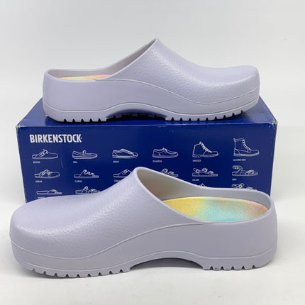 Birkenstock Super-Birki Vegan Clogs Purple Fog Size 9 WOMENS New