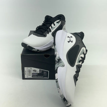 Under Armour Lockdown 6 Basketball Shoes Black Size 9.5 UNSEX New