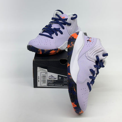 Under Armour Jet 21 Basketball Shoes Black Size 2 Preschool Unisex New