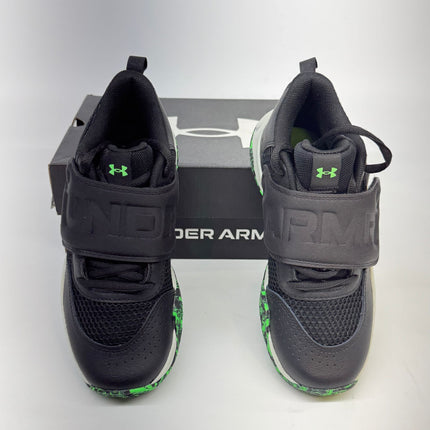 Under Armour Zone 2 Basketball Shoes Black Size 4Y Kids New