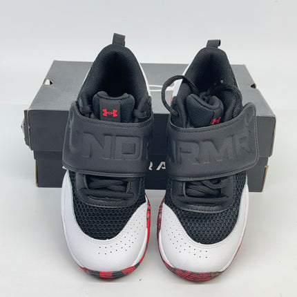 Under Armour Zone BB 2 Basketball Shoes Black Size 3.5 Big Kids New