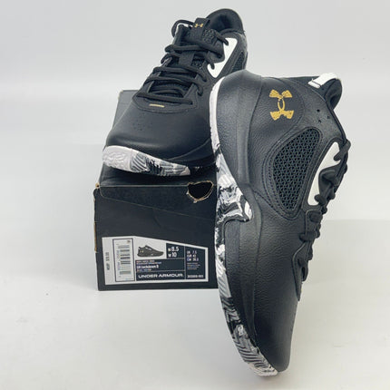 Under Armour Lockdown 6 Basketball Shoes Black Size 8.5 UNISEX New