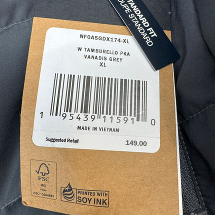 The North Face Tamburello Parka Vanadis Grey Size XL New