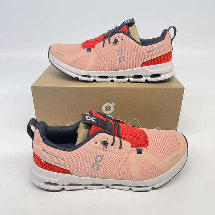 On Cloud Sky Kids Sneakers Rose/Red Size 6 US Unisex New