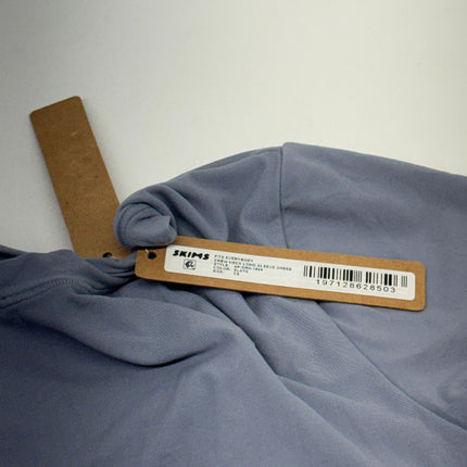 SKIMS Sheer Modal Long Sleeve Maxi Dress Gray Size XS New