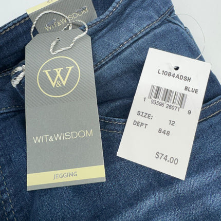 MT&Wisdom Men’s Jegging Jeans Blue Size 12 Stretch Fit New