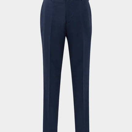 Zanella Men’s Dress Pants Navy Blue Size 36 Flat-Front Tailored Trousers New