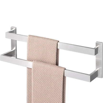 Alise Bath Double Towel Bar, Brushed Nickel, 20 Inch, Wall Mount, SUS304 Stainless Steel, Amazon Return, Jeanette”