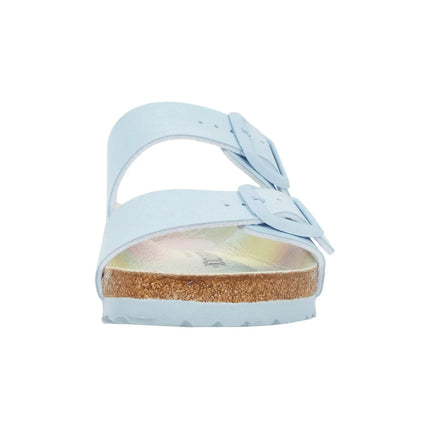 Birkenstock Arizona Vegan Sandals Iridescent Sky Size 7 Women’s New
