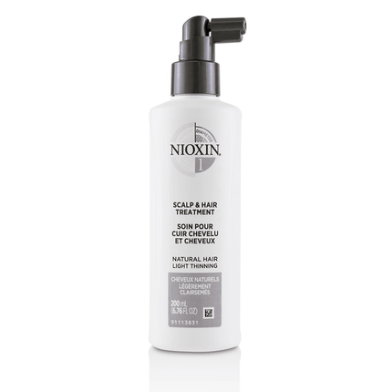 Nioxin System 1 Scalp & Hair Treatment – 6.76 oz (Pack of 2) – Natural Hair with Light Thinning – New