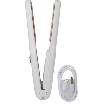 ELLE Luxe Cordless Rechargeable Ceramic Flat Iron – Open Box