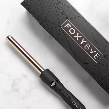 FoxyBae Rose Gold 19mm Single Barrel Curling Iron – Open Box