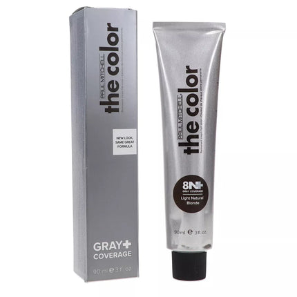Paul Mitchell The Color Permanent Cream Hair Color 8N+ Light Natural Blonde | 2 Pack | 3 oz
