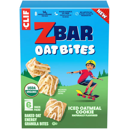6 CT Zbar Oat Bites Iced Oatmeal Cookie Baked Oat Energy Granola Bites (Nov 23, 2026)