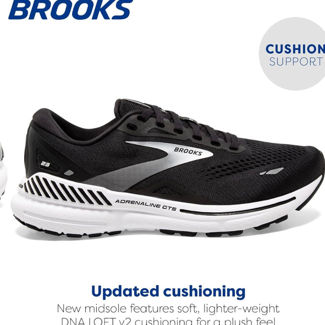 Brooks Men’s Adrenaline GTS 23 Supportive Running Shoe - Size 12.5, New