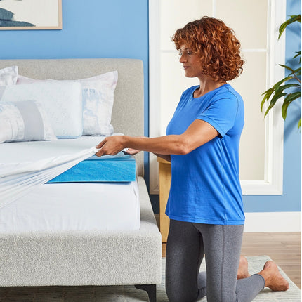 Serta Soothing Cool 3-Inch Gel Memory Foam Mattress Topper - King Size, No Box, Missing Original Box