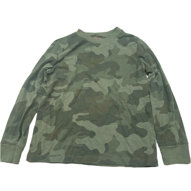 Cat & Jack Camouflage Long-Sleeve Shirt, New Without Tags, Size XS (4/5)