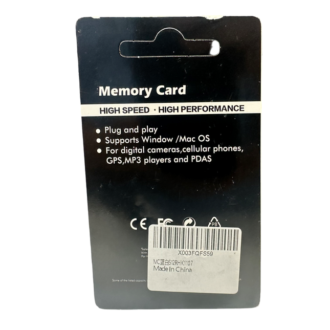 Mortic Memory Card, 512GB High Speed Micro SD Card with Adapter - New