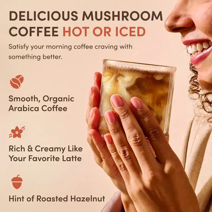 RYZE Mushroom Coffee Bright & Smooth Net Wt 6.3 oz (180g) ...