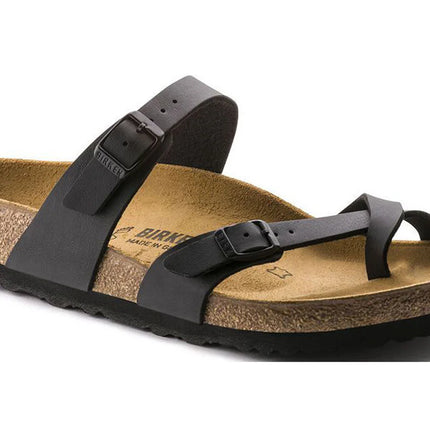Birkenstock Mayari Sandals Black Birko-Flor Size 6 Women’s New