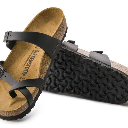 Birkenstock Mayari Sandals Black Birko-Flor Size 6 Women’s New