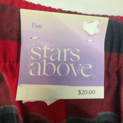 Stars Above Women’s Red and Black Plaid Pajama Pants, New Size (XL,XXL)