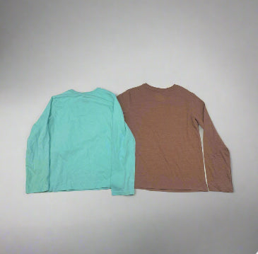 New Without Tag 2-Pack Boys’ Long-Sleeve Shirts, Size S (6-7)