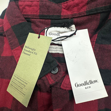 Goodfellow & Co Midweight Standard Fit Flannel Shirt - New - Size XXL