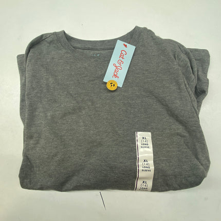 Cat & Jack Long Sleeve Boys Shirt - New, Size XL (14)