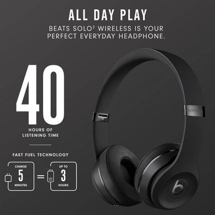 Beats Solo³ Bluetooth Wireless On-Ear Headphones - Open Box