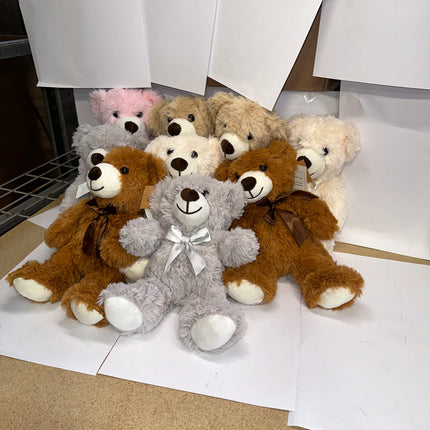 Quaaakssi Plush Teddy Bears 9-Pack -New Open Box