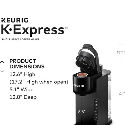 Keurig K-Express Single Serve K-Cup Pod Coffee Maker, Removable Reservoir, Strong Brew Function (Open Box) New