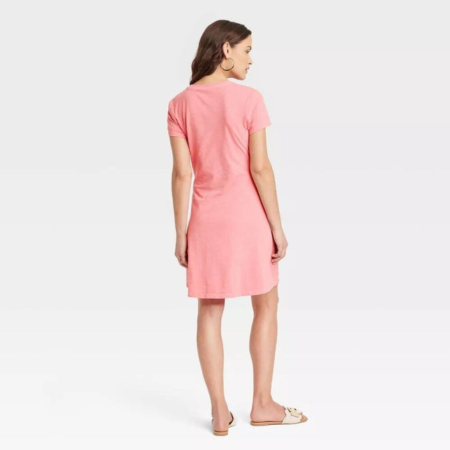 Universal Thread Goods Co. Pink Ruched Dress