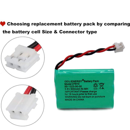 High-Performance Geilienergy 27910 Cordless Phone Battery - 3-Pack
3.6V