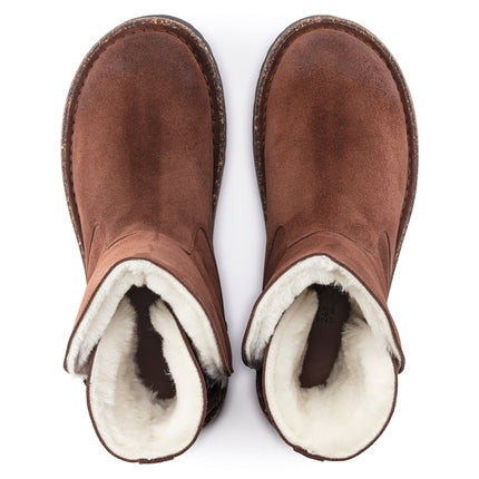 Birkenstock Uppsala Shearling Suede Boots Espresso Size 8 Women’s New