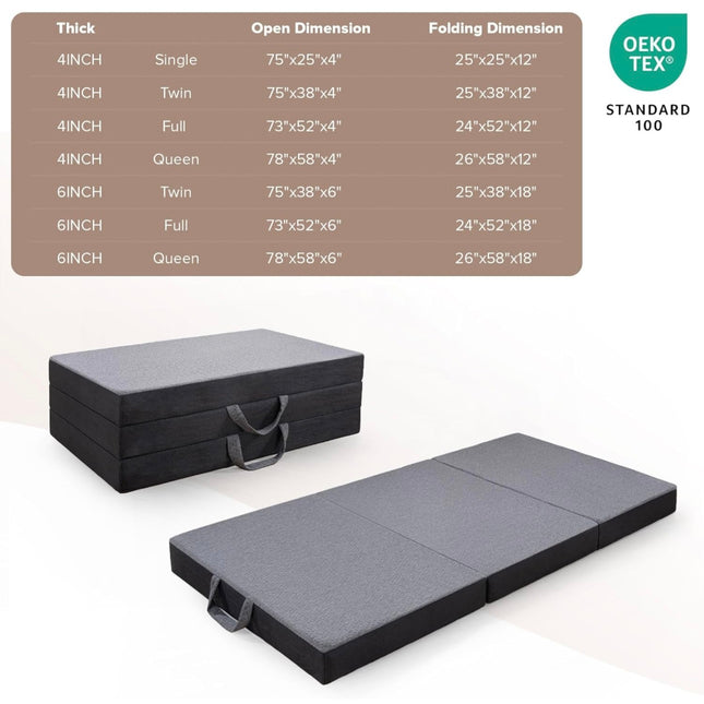 Patio Furniture Cushions - Set of 3 Grey Outdoor Seat Cushions for Benches, Chairs, or Sofas - New Open Box