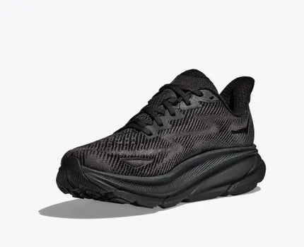 Hoka Men's Clifton 9 Running Shoes - Black/Black, Size [14] (New)