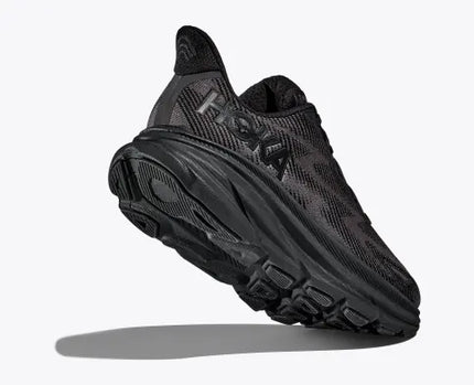 Hoka Men's Clifton 9 Running Shoes - Black/Black, Size [14] (New)
