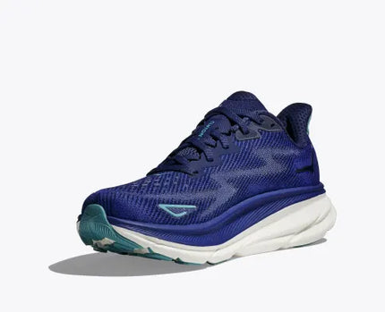 Hoka Clifton 9 Women's Running Shoes - Bellwether Blue/Evening Sky, Size 7.5 (New)