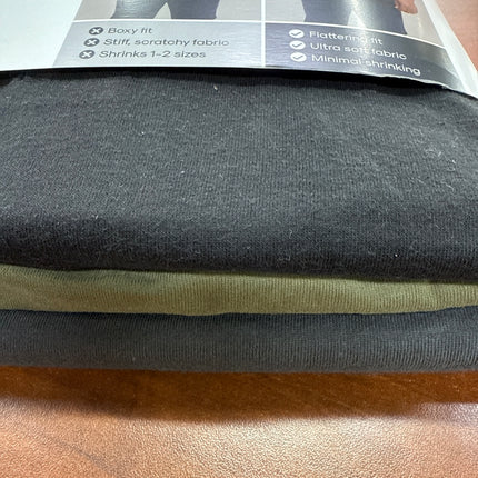 True Classic Mens Polo - 3 Pack Black/Green/Grey - Size XL