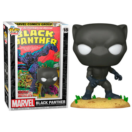 Funko POP! Comic Cover Marvel: Black Panther Vinyl Figure – New