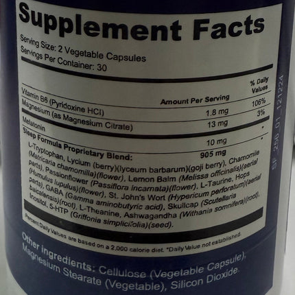 DREAM RECOVER-Natural Support For Sleep Quality, 30 Day Supply-60 Pills Total