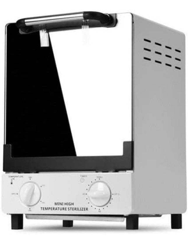12L High Temperature Sterilizer for Nail Tools, stainless steel, temperature control, timer, 1000W power”