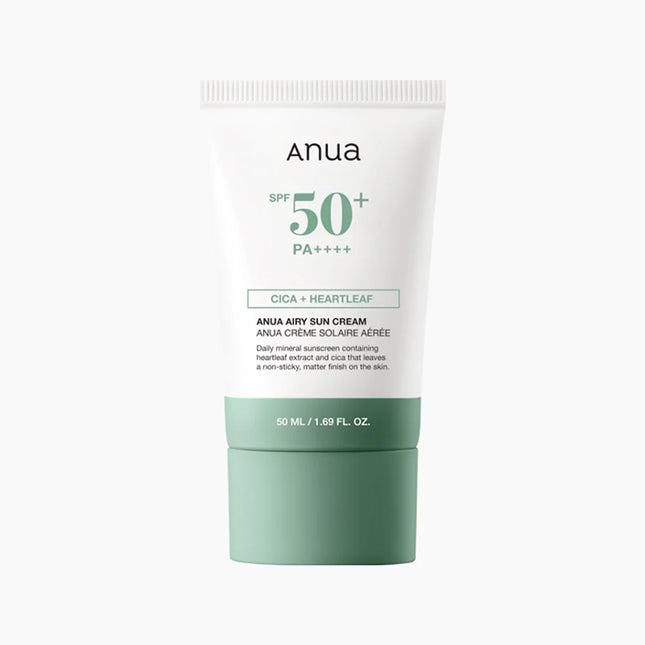 Anua Airy Sun Cream SPF 50+ PA++++ Mineral Sunscreen - 50 ml