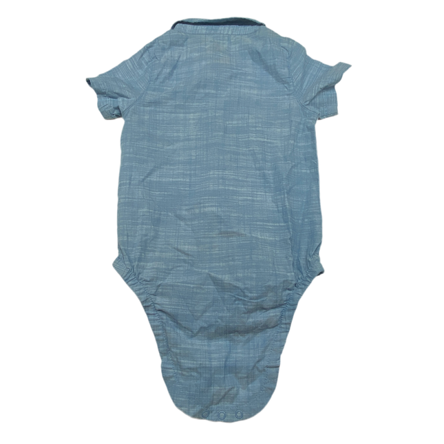 Cat & Jack™ Baby Chambray Short Sleeve Bodysuit, New Without Tags, Size 18M