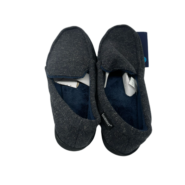 Isotoner Navy Blue Slippers Size M (Open Box)